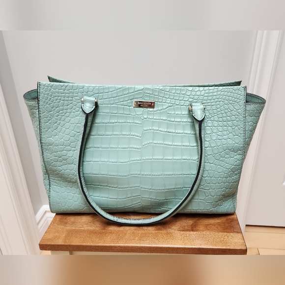 Kate Spade Croc Embossed Tote - Picture 6 of 17